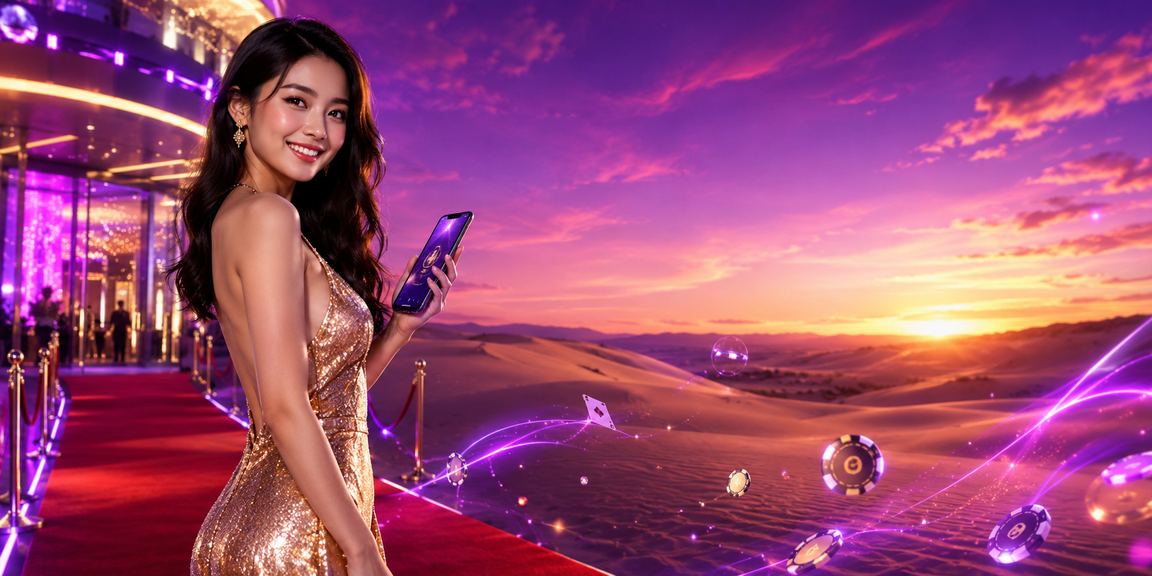 Khung cảnh ánh đèn neon rực rỡ tại Mũi Né với màn hình cá cược trực tuyến